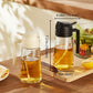 1-2PCS 2in1 Olive Oil Dispenser Bottle 500ml Plastic Oil Sprayer Cooking Oil Spray Tank BBQ Baking Picnic Kitchenقطعة 2in1 زجاجة توزيع زيت الزيتون 500 مللي بخاخ زيت بلاستيكي زيت الطبخ رذاذ خزان شواء الخبز نزهة أدوات مطبخ للمنزل
