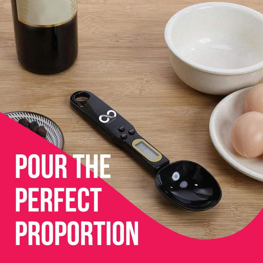 BRANDSFINITY Digital Spoon Scale Precision Measuring Tool for Kitchen and Lab Use, Small Food Scale for Kitchen &